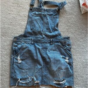 H&M size 16 jean skirt overalls